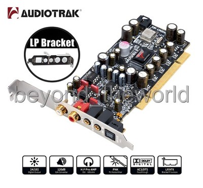 AUDIOTRAK PRODIGY HD2 BLACK EDITION PCI Sound Card 2CH 120dB