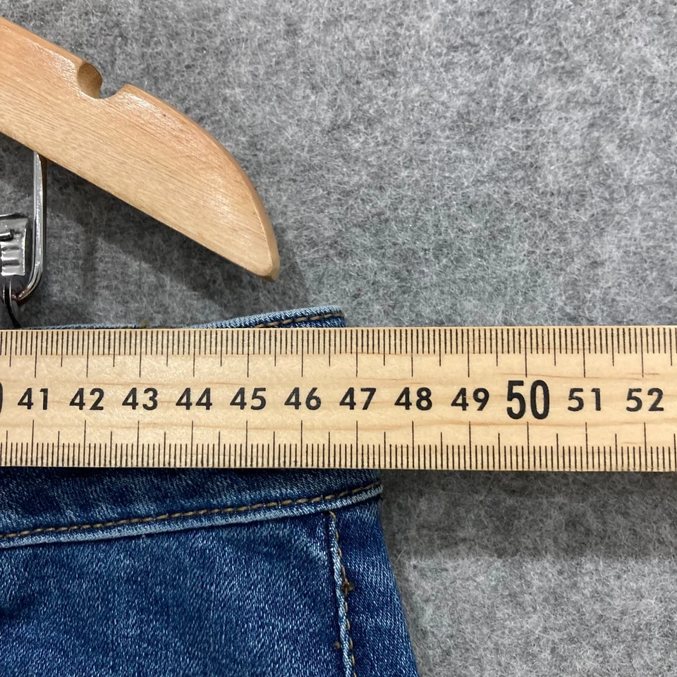 Regatta Womens Jeans Size 18 Blue Straight Mid Rise Regular Cotton Blend 45617 - Image 4 of 4