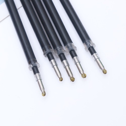 12 Pc Ball Point Pen Refills Black Gel Pens Heat Erasable That Rub Out Paper - Picture 2 of 12