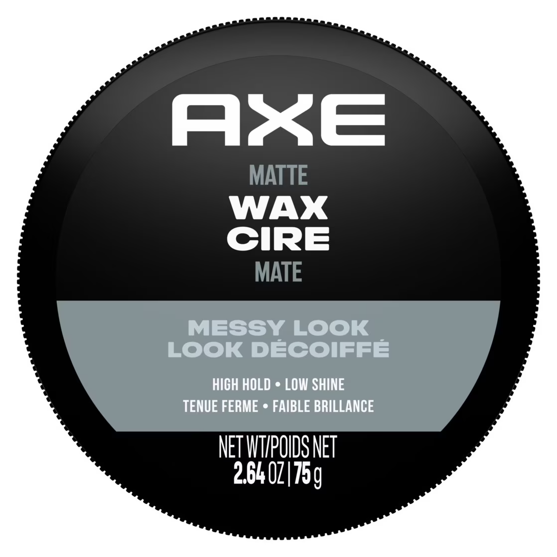 Axe Matte Wax for Hair Styling, High Hold, Low Shine, Messy Look