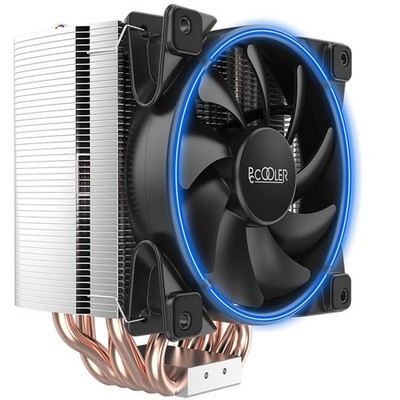 Pccooler GI-H58U CPU-Kühler in Blau - Kühlset - 12 cm - 1800 RPM - 26,5 dB - 65