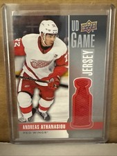 2019-20 Upper Deck Series 1 UD Game Jersey #GJ-AA Andreas Athanasiou Red Wings