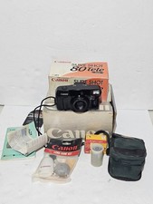 Canon Sure Shot 80 Tele 35mm Film Camera With Original Box And Contents
