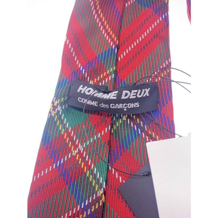 COMME des GARCONS HOMME DEUX Silk Tie, Red Check, Men's DO-K401 | eBay