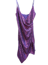 Windsor Sequence Cocktail Dress Burgundy Women's Sz Med NWT