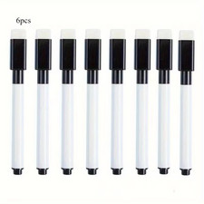 6/16/30Pcs Whiteboard Pen Small Size Black Optional Suitable for Marking Office