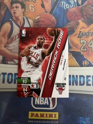 2010-11 Panini Adrenalyn XL - Derrick Rose #203 NBA Basketball Chicago Bulls