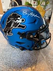 Barry Sanders Autographed Speed Flex Full Size Oakley Visor Beckett BAS