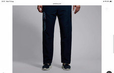 CANTERBURY UGLIES STADIUM OPEN HEM TRACKSUIT PANTS BOTTOMS NAVY L