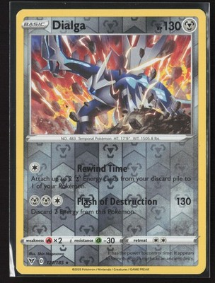 Dialga Holo Rare SWSH04: Vivid Voltage 121/185 NM Pokemon Card | eBay