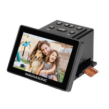 All-in-One 25MP Film Scanner with Large 5 Display HDMI, Converts 35mm/126/110/