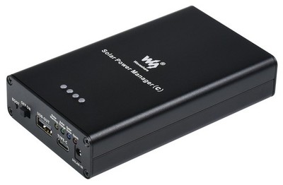 Waveshare Solar Power Manager C, 5V/3A, MPPT, USB-C, für 6V-24V Solarpanels, 3x