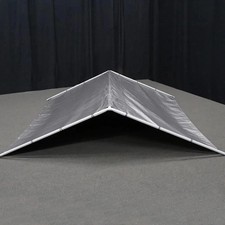 Outdoor Dog Kennel Cover Cage 10 x 10 ft Large Roof Pet House Steel Shade Fence