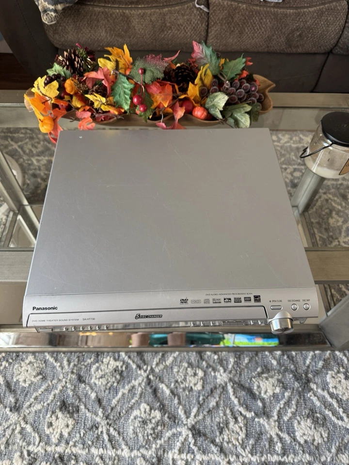 Panasonic SA-HT740 DVD/CD театральная звуковая система 5 дисков чейнджер плеер без пульта - Изображение 2 из 4