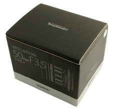 Voigtl nder Apo-Lanthar II Leica M 3,5/50 50 mm Rigid Rigid Black NIB Still New