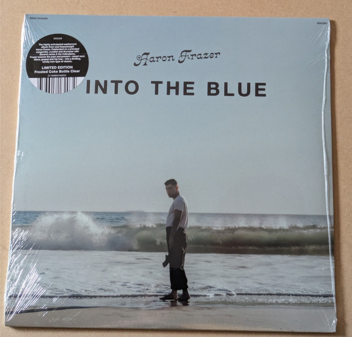 Aaron Frazer - Into The Blue - New Sealed Lp Limited Coke Bottle Clear