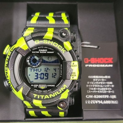 Casio G-SHOCK GW-8200TPF-1JR FROGMAN Master of G Sea Poison Dart Frog Men Watch