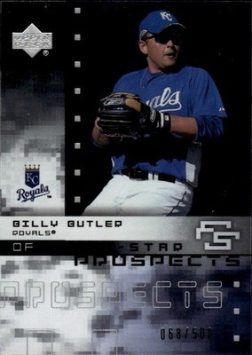 2007 Upper Deck Future Stars #AS-BI Billy Butler All Star Prospects #/500