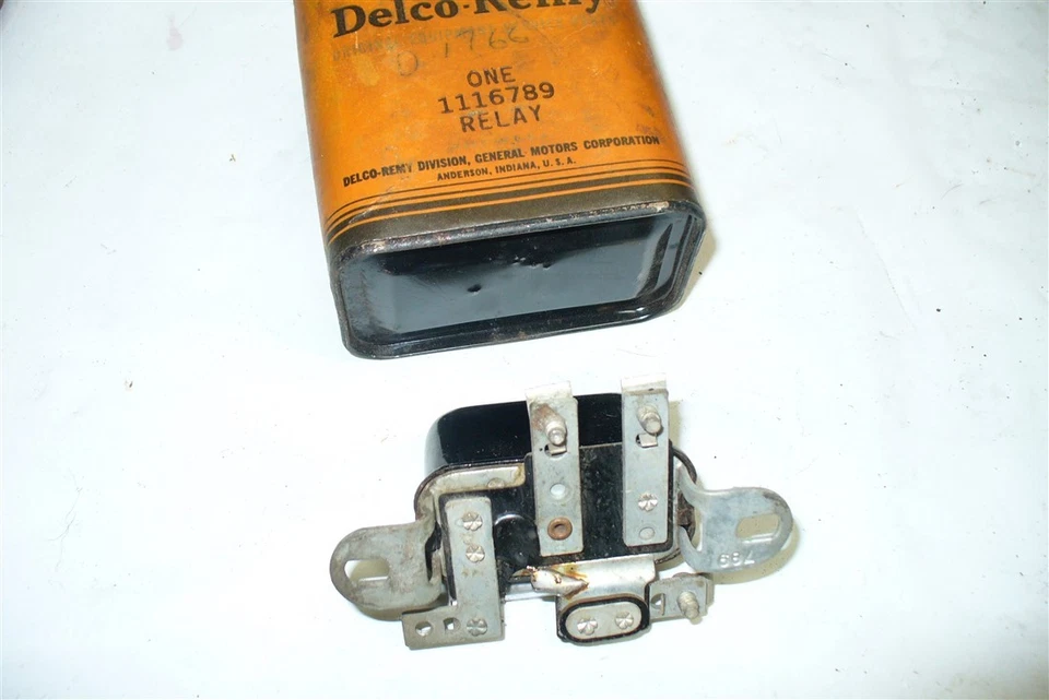 1933 -54 Cadillac Buick Studebaker Ford Lincoln Packard Delco relé de farol 6v - Imagem 2 de 2