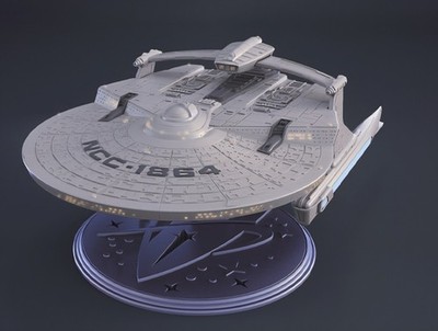 Star Trek Uss Reliant Ncc 1864 1/350 scale Ship Model Kit Large 26'' Custom 3d 