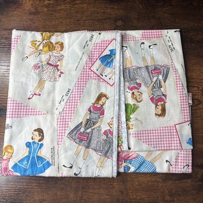 17 In Woven Cotton Fabric McCall's Style #30524 Vintage Sewing Patterns for Girl