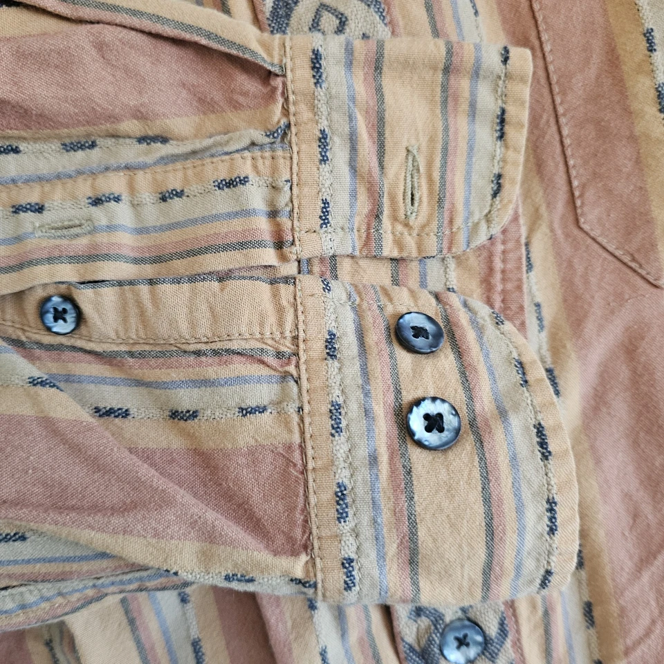 The Territory Ahead Men's Long Sleeve Button-Up Shirt 100% Cotton Size Medium - Image 3 of 4