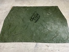 British Army Issue 58 pattern Olive Green Poncho Rare Genuine