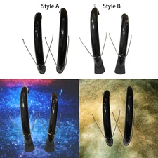 Folding Bike Fenders Bicycle Mud Guards 20" Spare Parts Black Practical