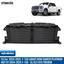 Front Radiator Shutter Grille Assembly For 2024-2025 Ford F-150 W/O Motor