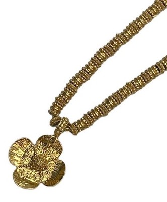 Yves Saint Laurent                    Yves Saint Laurent Vintage Flower Necklace