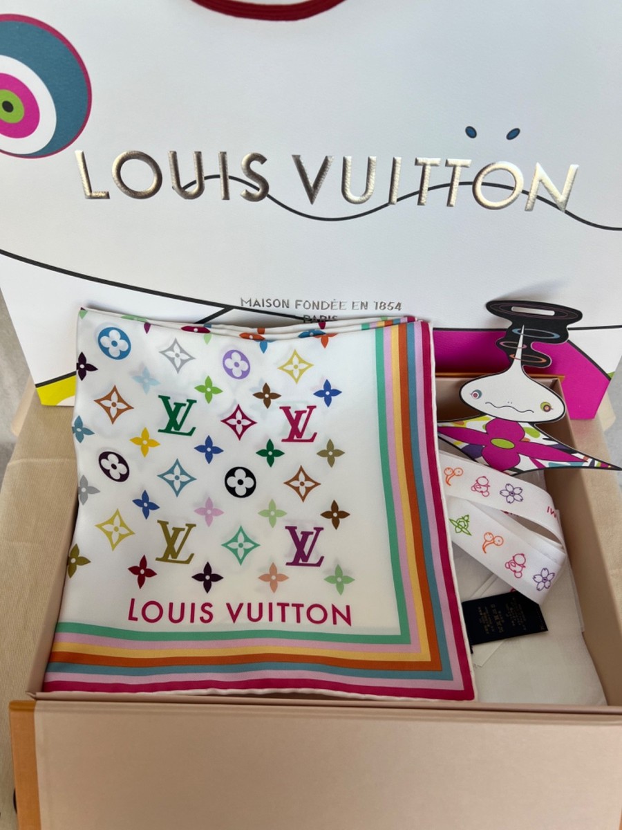 Louis Vuitton Takashi Murakami 2025 Square 90 Monogram Multicolor