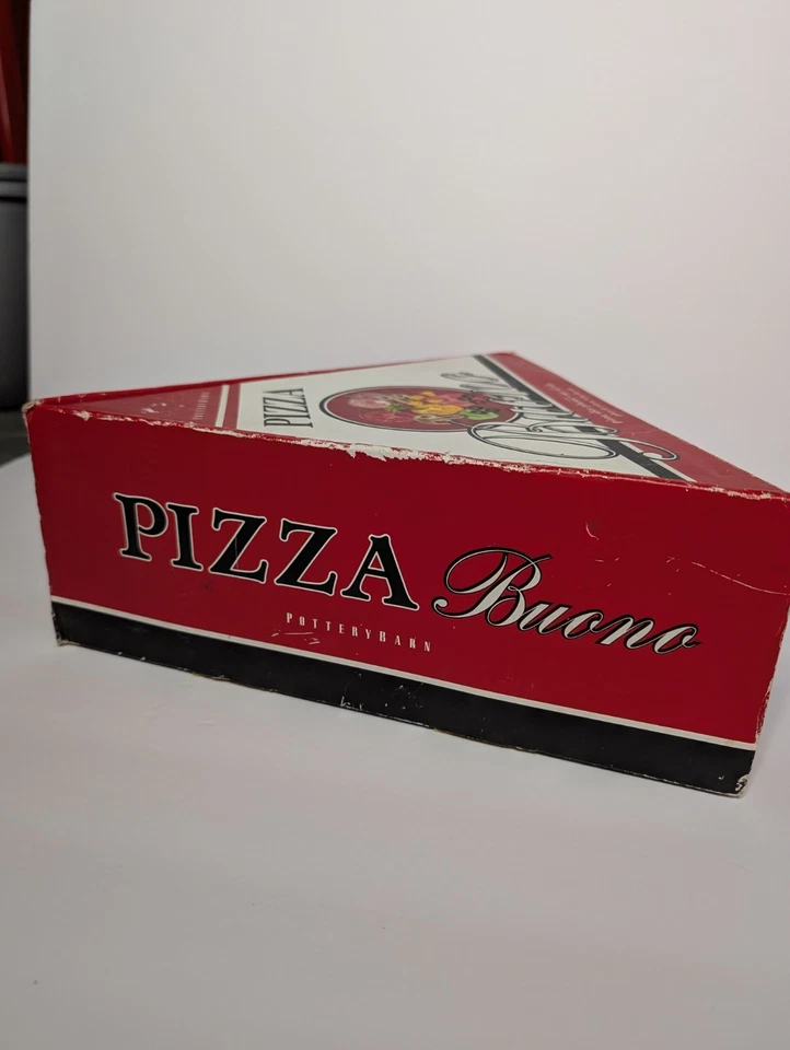 Juego completo de 6 platos de pizza Pottery Barn Buono en forma de triángulo con caja Foto 4 de 4