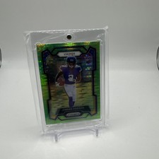 2023 Panini Prizm - Rookies Neon Green Pulsar Prizm #368 Jordan Addison (RC)