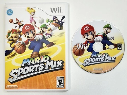 Mario Sports Mix (Nintendo Wii, WiiU, 2011) FREE SHIPPING!