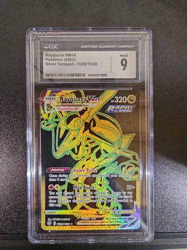 Rayquaza VMAX graded CGC 9 for sale on eBay