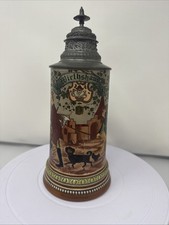 Vintage Antique Hauber & Reuther Stein Drunken Students and Night Watchman #420