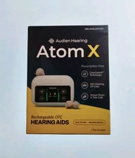 🔥 Audien ATOM X Wireless Rechargeable OTC Hearing Aid TOUCH SCREEN NEWEST MODEL