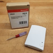 Honeywell TR24 Room Temperature Sensor, LED, Override Button Network Jack 20KOhm