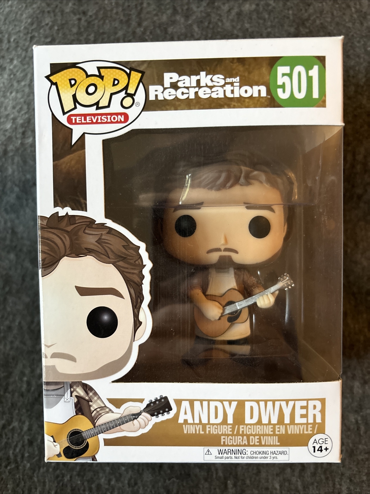 Funko Pop Television #501 Andy Dwyer Parques Y Recreación