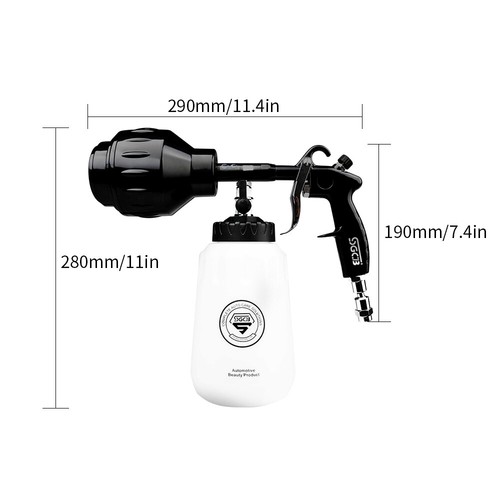 SGCB Pro Auto Aufschäumpistole Kanone Hochdruckreiniger Schneelanze Blaster, 8000 U/min Geschwindigkeit - Bild 3 von 9