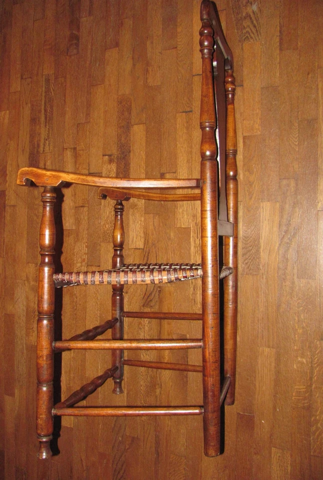 Antiguo sillón americano Queen Anne circa 1780-1790 Foto 4 de 4