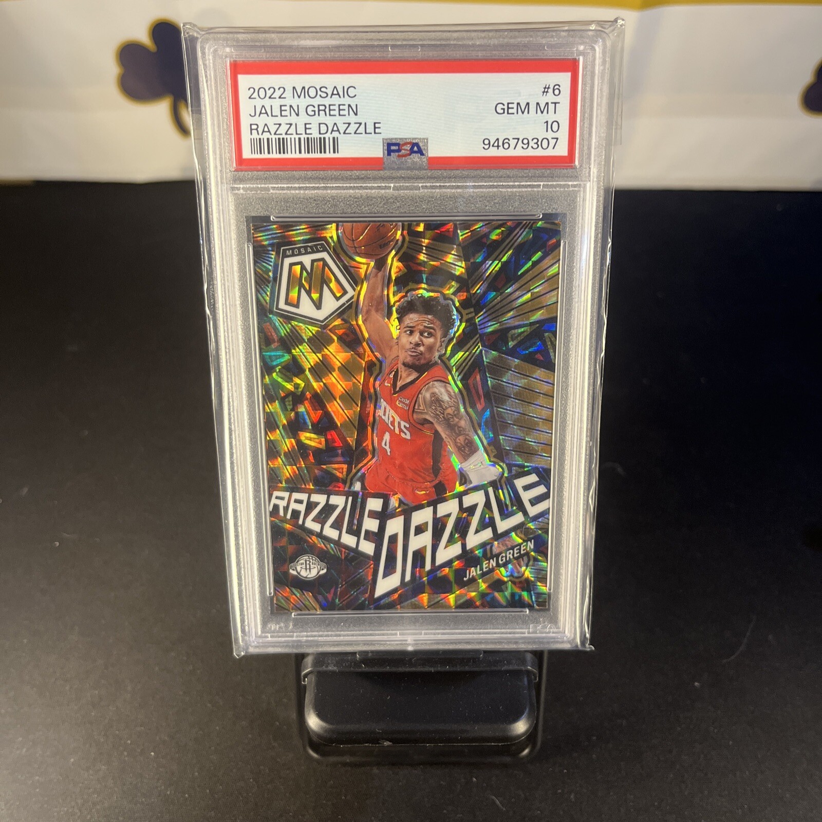 Jalen Green 2022-23 Panini Mosaic Razzle Dazzle Case Hit PSA 10 🔥📈