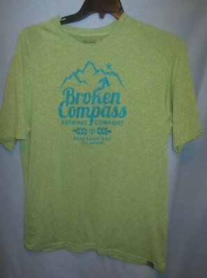 Broken Compass Brewing Company Women's t-shirt sz XL Breckenridge Col. polyester