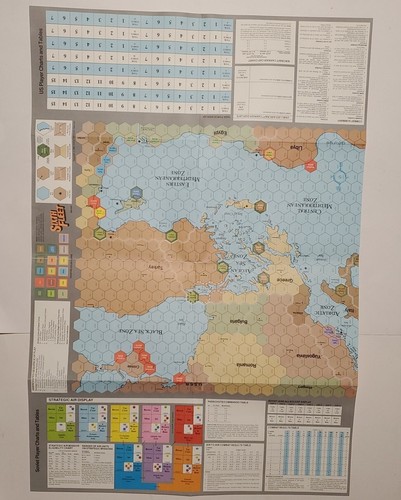 Sixth Fleet: Modern Naval Combat Mediterranean 1985 Victory Games Board Game - Picture 15 of 24