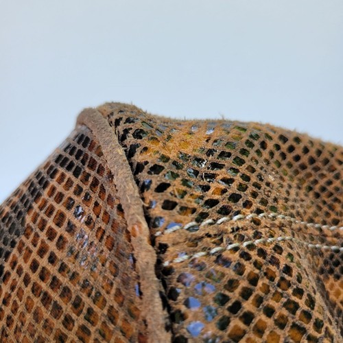 Michael Kors Python-Print Leather Tote Bag w/ Dual Handles & Gold Hardware USED - Picture 14 of 14