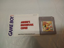 Mickey's Dangerous Chase (Nintendo Game Boy, 1991 ) Cartridge and manual only