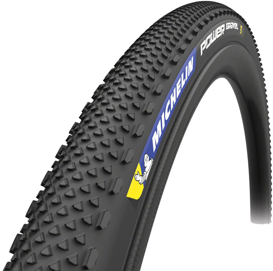 Шина Michelin Power Gravel - 700 x 33, Бескамерная, складная, черная