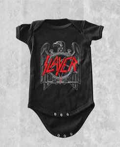 SLAYER-BLACK-EAGLE-HEAVY-METAL-BAND-ROCK-METAL-MUSIC-BIRD-ROMPER-INFANT-BODYSUIT