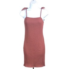 Women’s Wild Fable Bodycon Dress Size Small Rust Cooper Color Spaghetti Straps