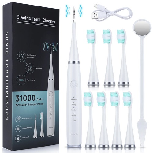 Sonic Dental Scaler Plaque Remover Electric Toothbrush Teeth Whitening Cleaner - Picture 6 of 26